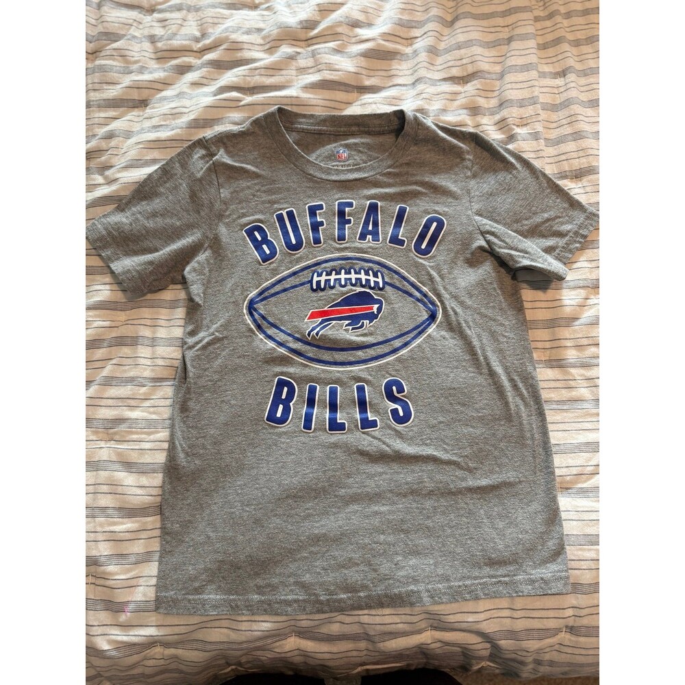 Buffalo Bills Youth Graphic Logo Tee Size Medium (10-12)